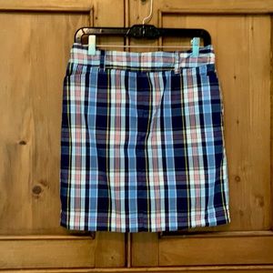 CHAPS Madras Skirt